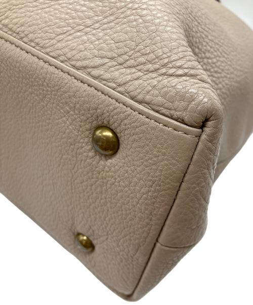 DAKOTA（ダコタ）DAKOTA (ダコタ) レザー2wayバッグ ベージュの古着・服飾アイテム