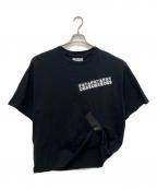 FACETASMファセッタズム）の古着「TAPE BIG TEE」｜ネイビー