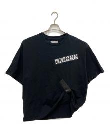 FACETASM（ファセッタズム）の古着「TAPE BIG TEE」｜ネイビー