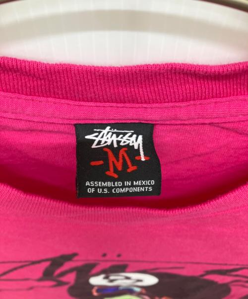 stussy（ステューシー）stussy (ステューシー) 8ボールブームボックスTシャツ ピンク サイズ:Mの古着・服飾アイテム