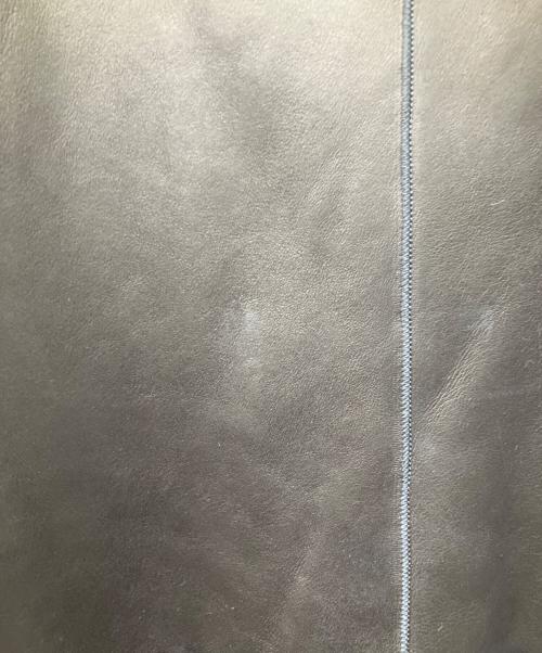 BALMAIN（バルマン）BALMAIN (バルマン) シープスキンノーカラーボアコート ブラック×ネイビー サイズ:Fの古着・服飾アイテム