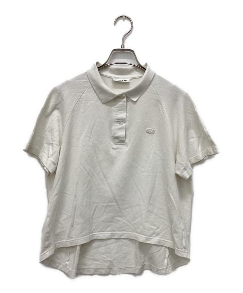 LACOSTE（ラコステ）LACOSTE (ラコステ) アンクルポロシャツ ホワイト サイズ:Sの古着・服飾アイテム
