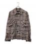 COMME des GARCONS HOMME（コムデギャルソン オム）の古着「チェック縮絨ジャケット」｜グレー