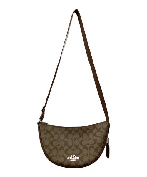 COACH（コーチ）COACH (コーチ) シグネチャーペース ショルダーバッグ ブラウン サイズ:下記参照の古着・服飾アイテム