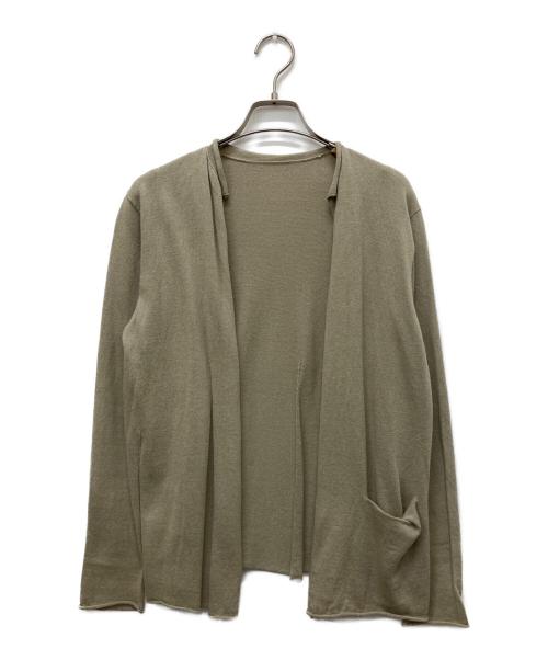 balaghuri（ババグーリ）balaghuri (ババグーリ) コットンカーディガン ベージュ サイズ:Mの古着・服飾アイテム