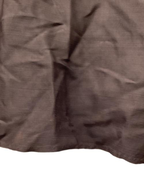 Yohji Yamamoto pour homme（ヨウジヤマモト プールオム）Yohji Yamamoto pour homme (ヨウジヤマモト プールオム) 97AW蝋人形期 レーヨン草刺繍シャツ ブラウン サイズ:Ｍの古着・服飾アイテム