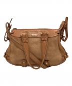 CELINEセリーヌ）の古着「Lirine Large Tote」｜ブラウン