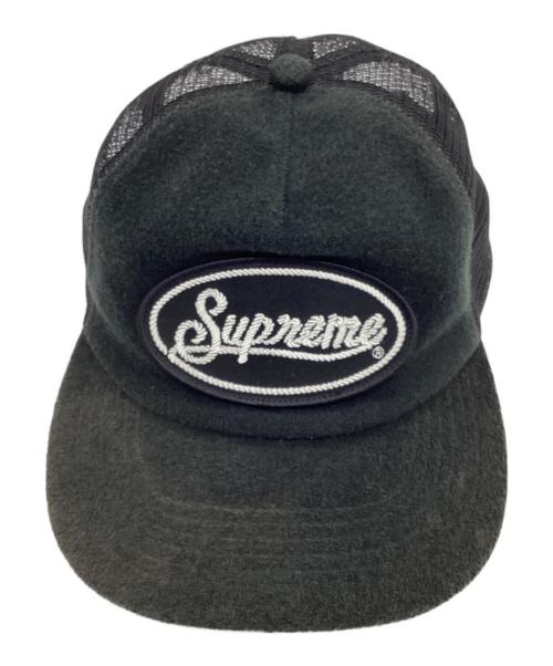 SUPREME（シュプリーム）Supreme (シュプリーム) Terry Mesh Back 5-Panel ブラックの古着・服飾アイテム