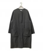 IENAイエナ）の古着「ノンミュールジングウールリバーコート」｜グレー