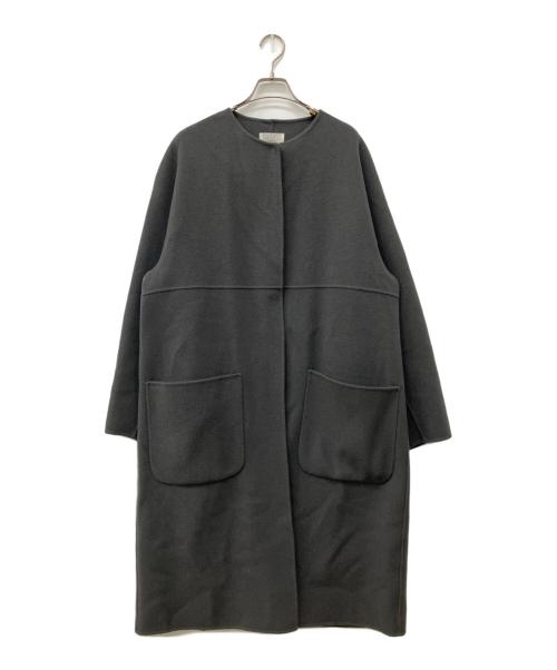 IENA（イエナ）IENA (イエナ) ノンミュールジングウールリバーコート グレー サイズ:38の古着・服飾アイテム