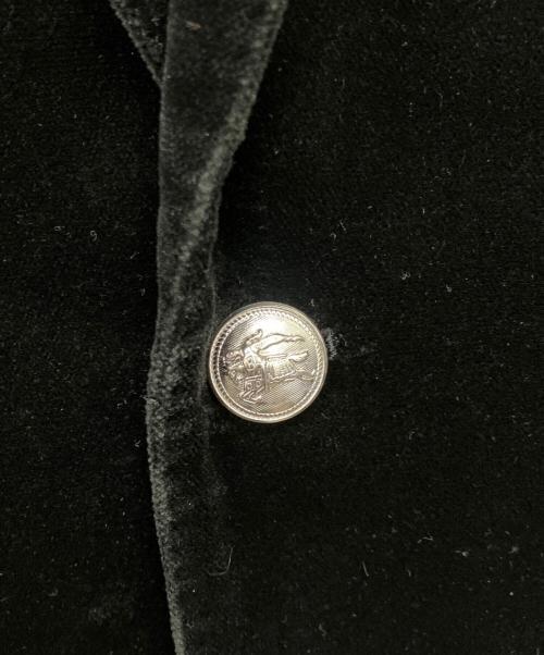 BURBERRY BLACK LABEL（バーバリーブラックレーベル）BURBERRY BLACK LABEL (バーバリーブラックレーベル) ベロアジャケット ブラック サイズ:Ｍの古着・服飾アイテム