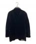 BURBERRY BLACK LABEL (バーバリーブラックレーベル) ベロアジャケット ブラック サイズ:Ｍ：11000円