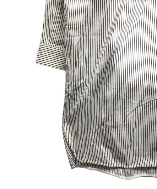 ticca（ティッカ）ticca (ティッカ) ストライプシャツワンピース ホワイト サイズ:Freeの古着・服飾アイテム