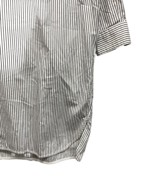 ticca（ティッカ）ticca (ティッカ) ストライプシャツワンピース ホワイト サイズ:Freeの古着・服飾アイテム