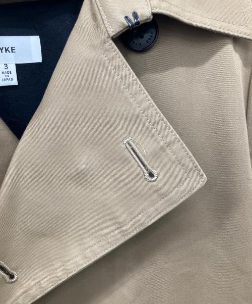 HYKE（ハイク）HYKE (ハイク) ライナー付トレンチコート ブラウン サイズ:3の古着・服飾アイテム