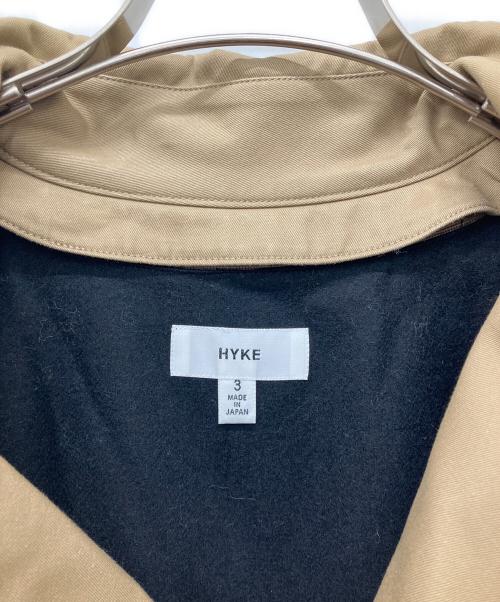 HYKE（ハイク）HYKE (ハイク) ライナー付トレンチコート ブラウン サイズ:3の古着・服飾アイテム