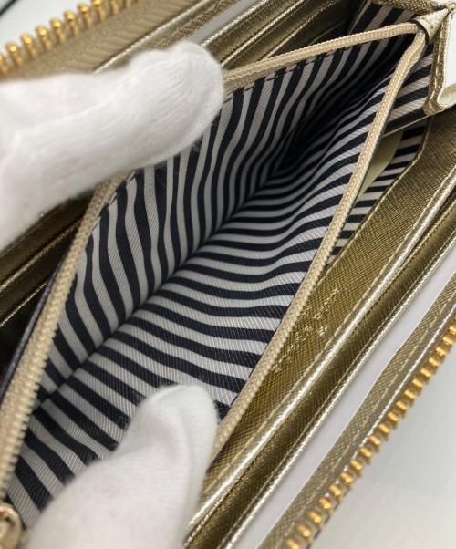 Kate Spade（ケイトスペード）Kate Spade (ケイトスペード) 長財布 ゴールドの古着・服飾アイテム