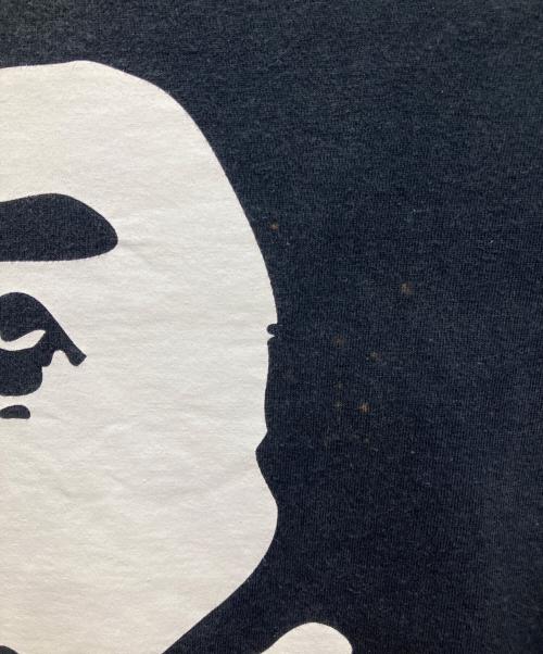 A BATHING APE（アベイシングエイプ）A BATHING APE (アベイシングエイプ) プリントTシャツ ブラック サイズ:Mの古着・服飾アイテム