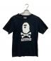 A BATHING APE（アベイシングエイプ）の古着「プリントTシャツ」｜ブラック