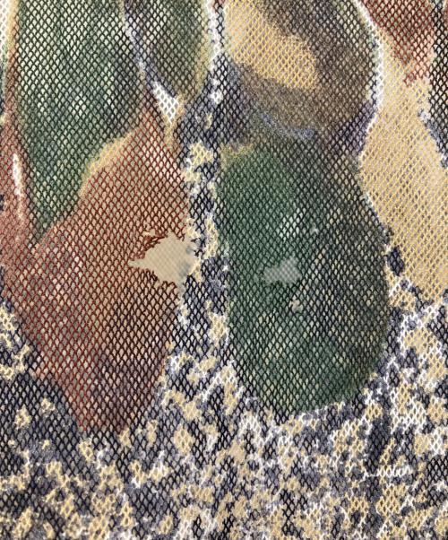 Jean Paul GAULTIER CLASSIQUE（ジャンポールゴルチエクラシック）Jean Paul GAULTIER CLASSIQUE (ジャンポールゴルチエクラシック) ニット切り替えパワーネットカットソー オリーブ サイズ:40の古着・服飾アイテム