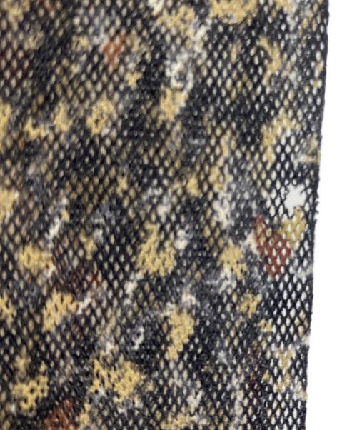 Jean Paul GAULTIER CLASSIQUE（ジャンポールゴルチエクラシック）Jean Paul GAULTIER CLASSIQUE (ジャンポールゴルチエクラシック) ニット切り替えパワーネットカットソー オリーブ サイズ:40の古着・服飾アイテム