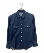 THE NORTH FACEザ ノース フェイス）の古着「L/S Canterbury Bells Shirt」｜インディゴ