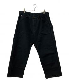 COMOLI（コモリ）の古着「21SS コットンダックペインターパンツ」｜ブラック