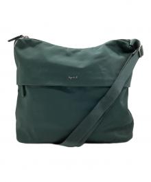 agnes b voyage（アニエスベーボヤージュ）の古着「ナイロンショルダーバッグ」｜グリーン