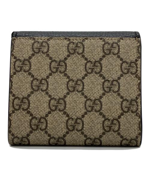 GUCCI（グッチ）GUCCI (グッチ) コンパクトウォレット ブラックの古着・服飾アイテム
