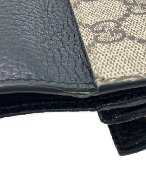 GUCCI（グッチ）GUCCI (グッチ) コンパクトウォレット ブラックの古着・服飾アイテム