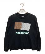 NEIGHBORHOODネイバーフッド）の古着「チョコレートプリントＴシャツ」｜ブラック
