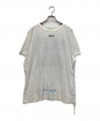 OFFWHITEオフホワイト）の古着「バックプリントTシャツ」｜ホワイト