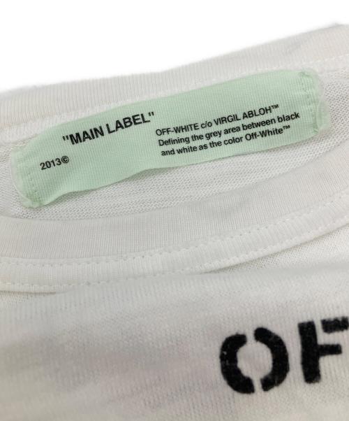 OFFWHITE（オフホワイト）OFFWHITE (オフホワイト) バックプリントTシャツ ホワイト サイズ:Sの古着・服飾アイテム