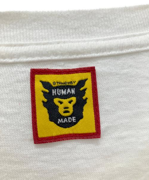 HUMAN MADE（ヒューマンメイド）HUMAN MADE (ヒューマンメイド) プリントカットソー ホワイト サイズ:Lの古着・服飾アイテム