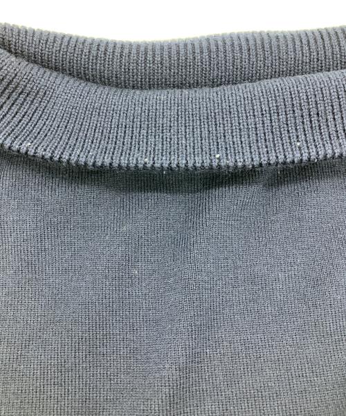 THREE DOTS（スリードッツ）THREE DOTS (スリードッツ) Wool outfit high neck dress ネイビー サイズ:Sの古着・服飾アイテム