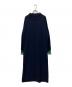 THREE DOTS（スリードッツ）の古着「Wool outfit high neck dress」｜ネイビー
