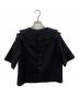 tricot COMME des GARCONS（トリココムデギャルソン）の古着「リボンラウンドカラーブラウス」｜ブラック