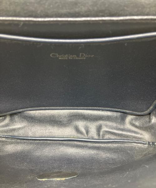 Christian Dior（クリスチャン ディオール）Christian Dior (クリスチャン ディオール) トロッター柄CDロゴショルダーバッグ ブラウン×ネイビー サイズ:下記参照の古着・服飾アイテム