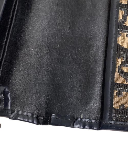 Christian Dior（クリスチャン ディオール）Christian Dior (クリスチャン ディオール) トロッター柄CDロゴショルダーバッグ ブラウン×ネイビー サイズ:下記参照の古着・服飾アイテム