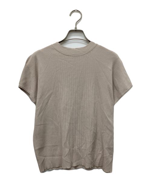 J.PRESS（ジェイプレス）J.PRESS (ジェイプレス) レーヨンエリートストレッチ アンサンブルカーディガン ピンク サイズ:Mの古着・服飾アイテム
