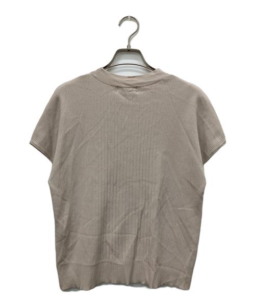 J.PRESS（ジェイプレス）J.PRESS (ジェイプレス) レーヨンエリートストレッチ アンサンブルカーディガン ピンク サイズ:Mの古着・服飾アイテム