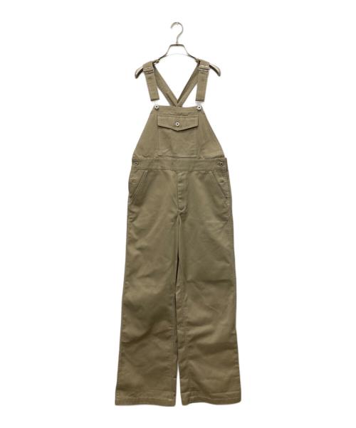 Dickies（ディッキーズ）Dickies (ディッキーズ) stussy (ステューシー) ダブルネームワークオーバーオール ベージュ サイズ:Sの古着・服飾アイテム