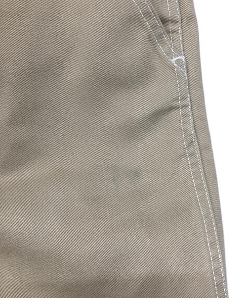 Dickies（ディッキーズ）Dickies (ディッキーズ) stussy (ステューシー) ダブルネームワークオーバーオール ベージュ サイズ:Sの古着・服飾アイテム