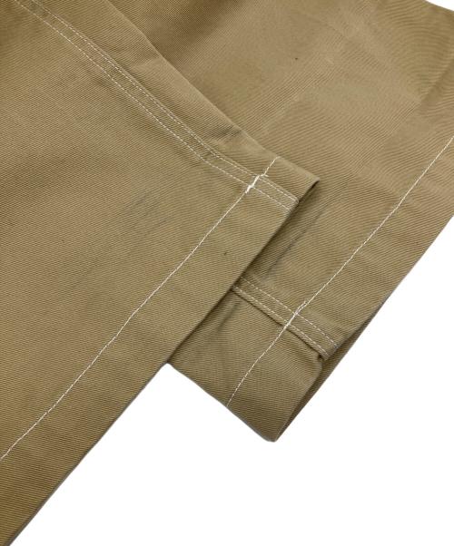 Dickies（ディッキーズ）Dickies (ディッキーズ) stussy (ステューシー) ダブルネームワークオーバーオール ベージュ サイズ:Sの古着・服飾アイテム