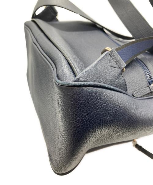 COLE HAAN（コールハーン）COLE HAAN (コールハーン) レザーリュック ネイビーの古着・服飾アイテム