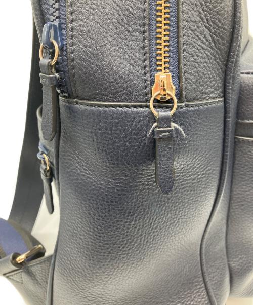 COLE HAAN（コールハーン）COLE HAAN (コールハーン) レザーリュック ネイビーの古着・服飾アイテム