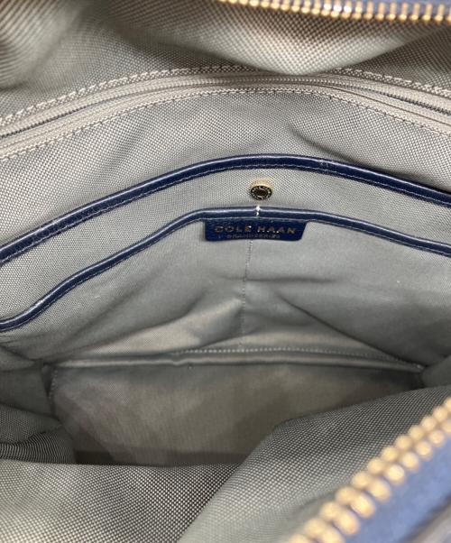 COLE HAAN（コールハーン）COLE HAAN (コールハーン) レザーリュック ネイビーの古着・服飾アイテム