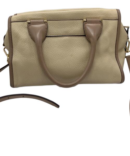 MICHAEL KORS（マイケル・コース）MICHAEL KORS (マイケル・コース) 2WAYショルダーバッグ ベージュの古着・服飾アイテム