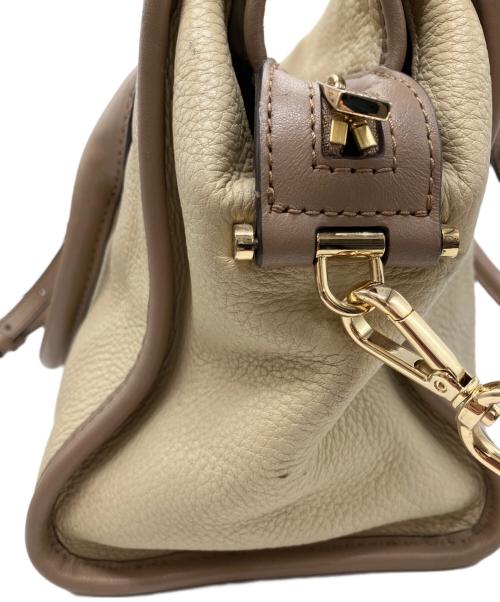 MICHAEL KORS（マイケル・コース）MICHAEL KORS (マイケル・コース) 2WAYショルダーバッグ ベージュの古着・服飾アイテム