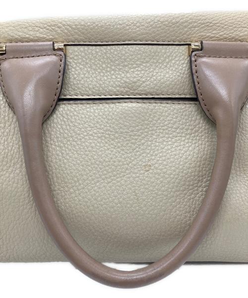 MICHAEL KORS（マイケル・コース）MICHAEL KORS (マイケル・コース) 2WAYショルダーバッグ ベージュの古着・服飾アイテム